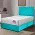 Repose King Size Divan Bed with Storage - Teal, Velvet