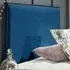 Riely Single Strutted Headboard - Blue, Naples Fabric