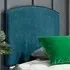 Russo Small Double Strutted Headboard - Teal, Naples Fabric