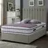 Snuggler King Size Divan Bed with Storage - Grey, Velvet