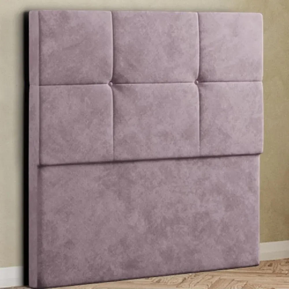 Jacob Double Floor Standing Headboard - Pink, Plush