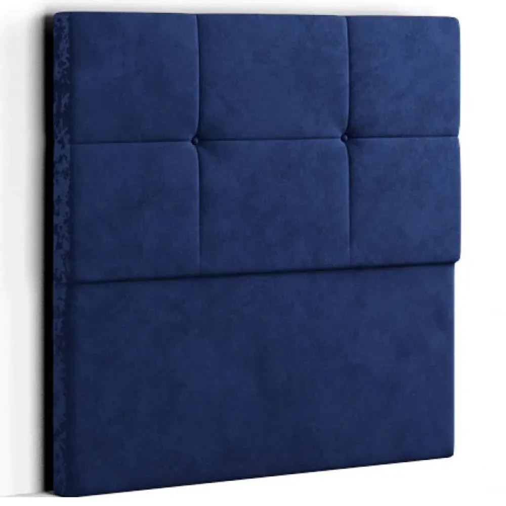 Jacob King Size Floor Standing Headboard - Navy