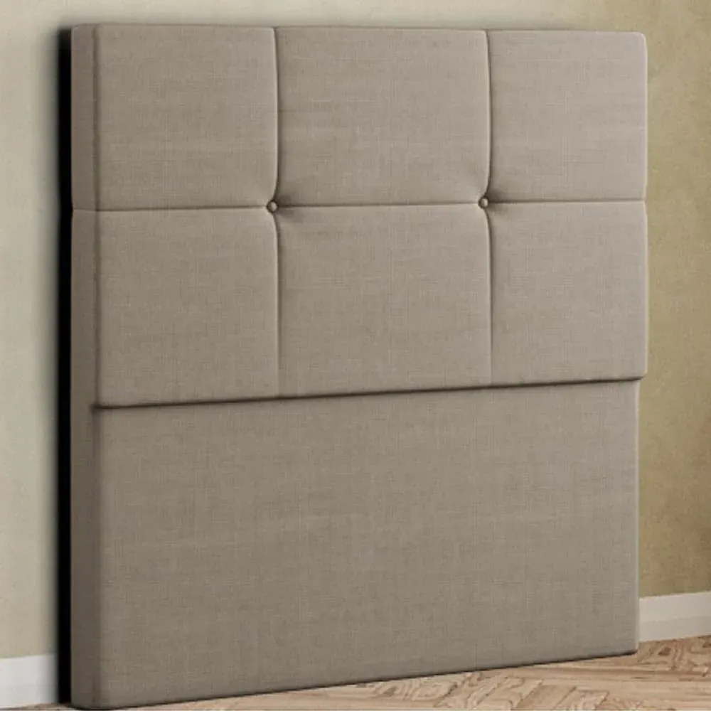 Jacob Single Floor Standing Headboard - Cream, Linen