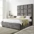 Madelyn Small Double Bed Frame - Grey, Oakland Fabric