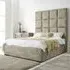 Madelyn Super King Size Bed Frame - Cream, Oakland Fabric