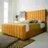 Majestique Super King Size Bed Frame - Orange, Velvet