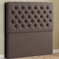 Mary Chesterfield Super King Floor Standing Headboard - Slate
