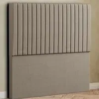 Maryland Double Floor Standing Headboard - Cream, Linen