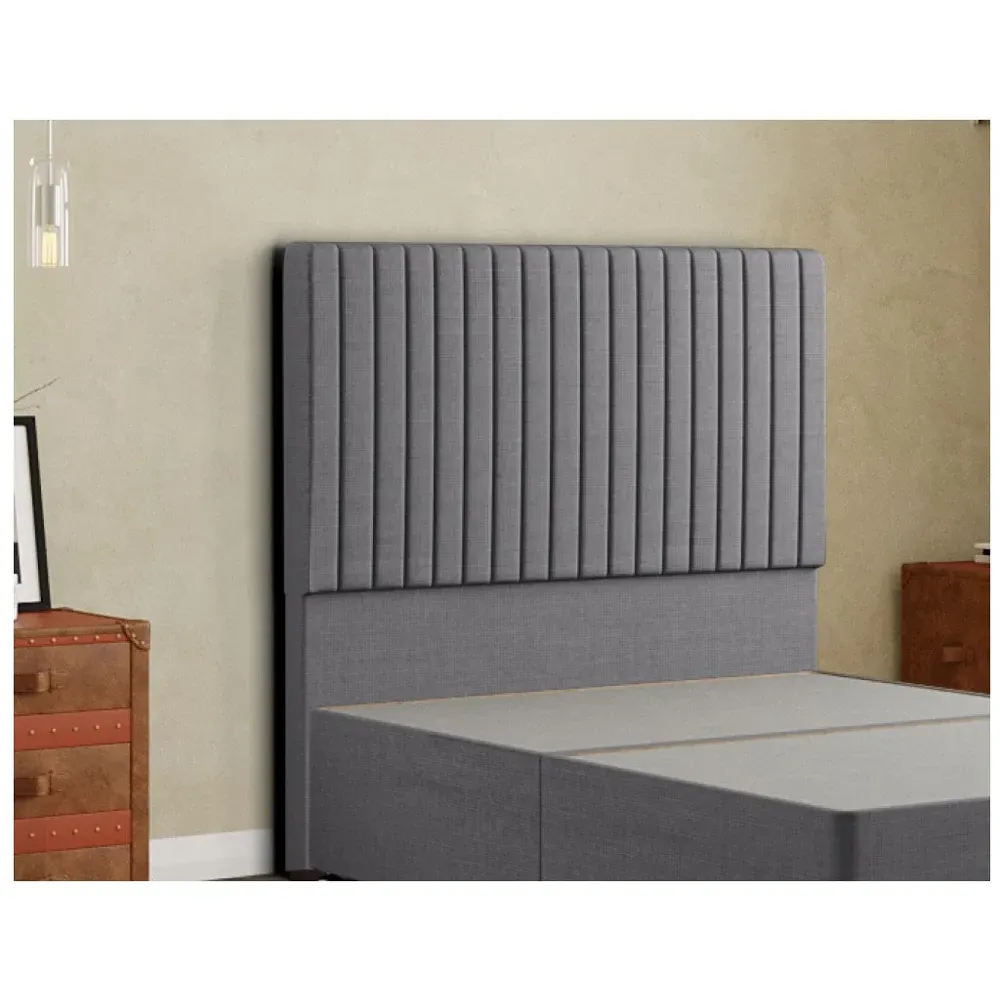 Maryland Double Floor Standing Headboard - Grey, Linen