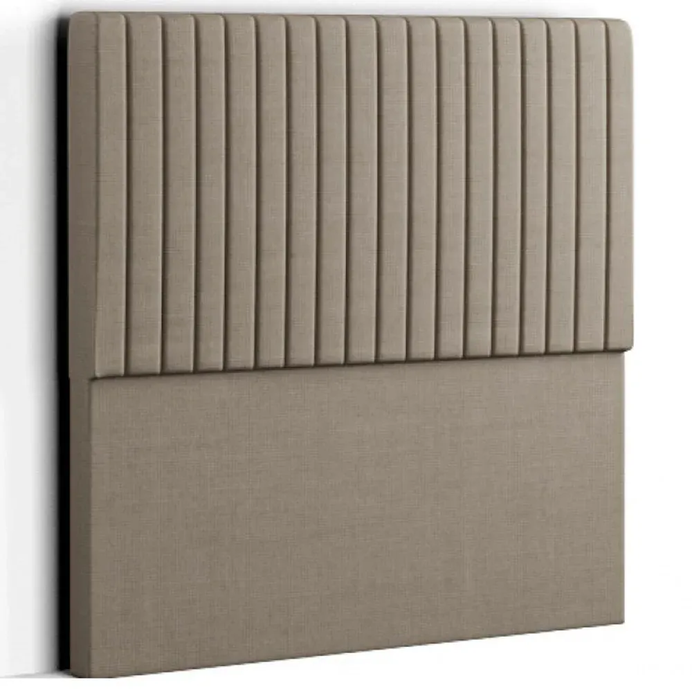 Maryland Single Floor Standing Headboard - Cream, Linen