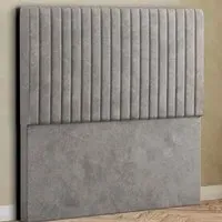 Maryland Small Double Floor Standing Headboard - Silver