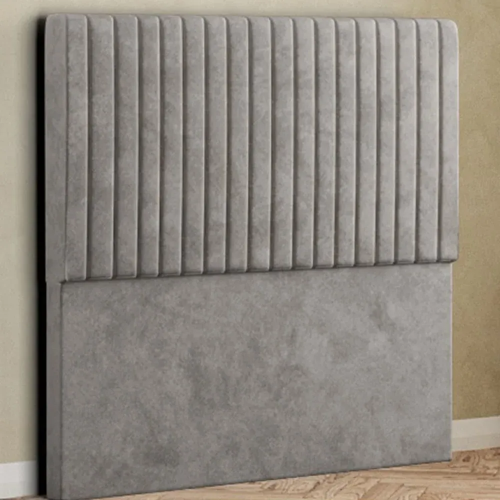 Maryland Small Double Floor Standing Headboard - Silver