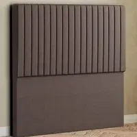 Maryland Small Double Floor Standing Headboard - Slate, Malham Weave