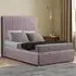 Maryland Small Double Ottoman Bed with Storage - Blush, Plush