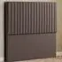 Maryland Super King Size Floor Standing Headboard - Grey, Malham Weave