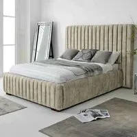 The Elite Double Oakland Fabric Bed Frame - Cream