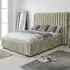 The Elite Double Oakland Fabric Bed Frame - Cream