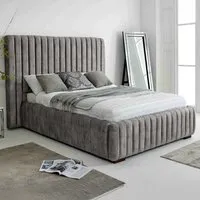 The Elite Double Oakland Fabric Bed Frame - Grey