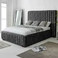The Elite Double Oakland Fabric Bed Frame - Grey