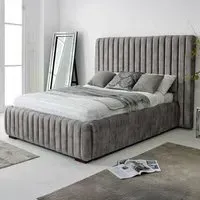 The Elite Small Double Oakland Fabric Bed Frame - Grey