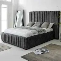 The Elite Small Double Oakland Fabric Bed Frame - Grey