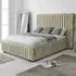 The Elite Small Double Oakland Fabric Bed Frame - Pearl