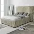The Elite Super King Oakland Fabric Bed Frame - Cream