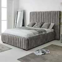 The Elite Super King Oakland Fabric Bed Frame - Grey