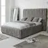 The Elite Super King Oakland Fabric Bed Frame - Grey