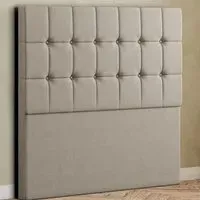 Venezia Double Floor Standing Headboard - Cream