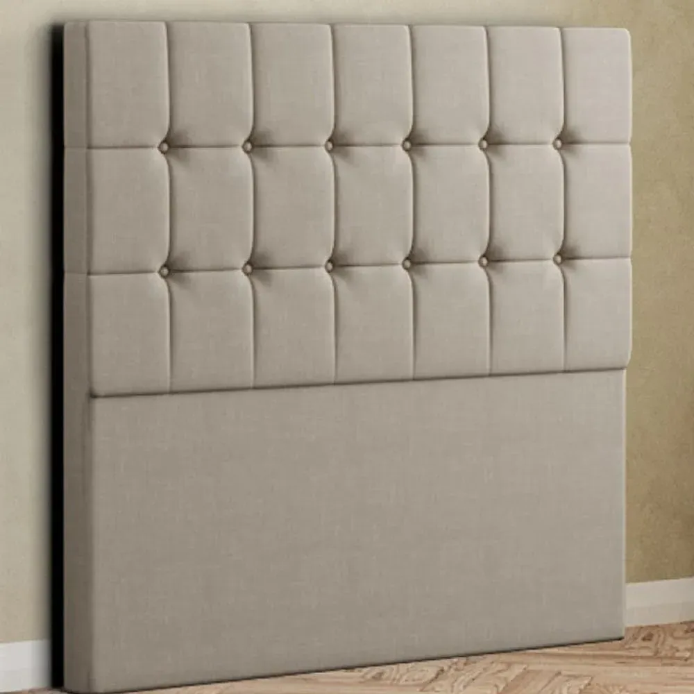 Venezia Double Floor Standing Headboard - Cream