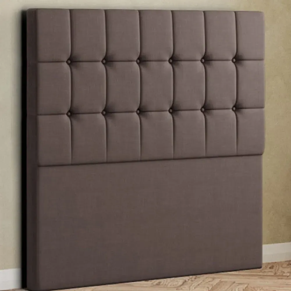 Venezia Double Floor Standing Headboard - Grey