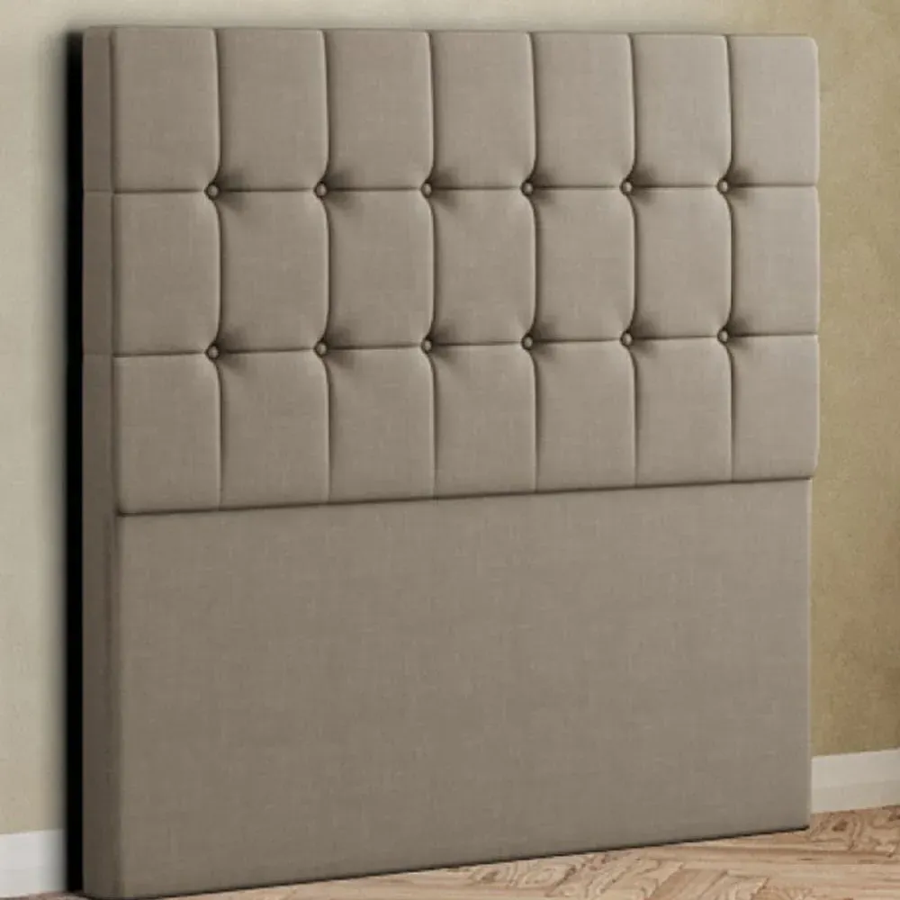 Venezia Double Floor Standing Headboard - Mink