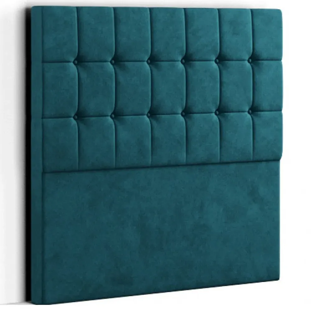 Venezia King Floor Standing Headboard - Green, Plush