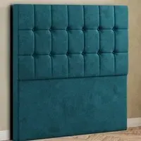Venezia King Floor Standing Headboard - Green, Plush