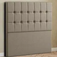 Venezia Single Floor Standing Headboard - Mink