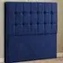 Venezia Super King Floor Standing Headboard - Blue, Plush