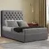 Winchester Double Ottoman Bed with Storage - Grey, Linen