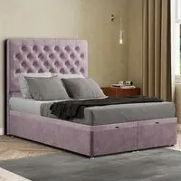 Winchester Double Ottoman Bed with Storage - Pink