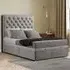 Winchester Double Ottoman Bed with Storage - Silver