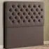 Winchester King Floor Standing Headboard - Grey, Malham Weave