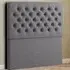 Winchester Single Floor Standing Headboard - Grey, Linen