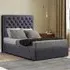 Winchester Single Ottoman Bed with Storage - Grey
