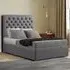 Winchester Small Double Ottoman Bed with Storage - Grey, Linen