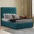 Winchester Super King Ottoman Bed with Storage - Emerald