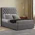 Winchester Super King Ottoman Bed with Storage - Grey, Linen