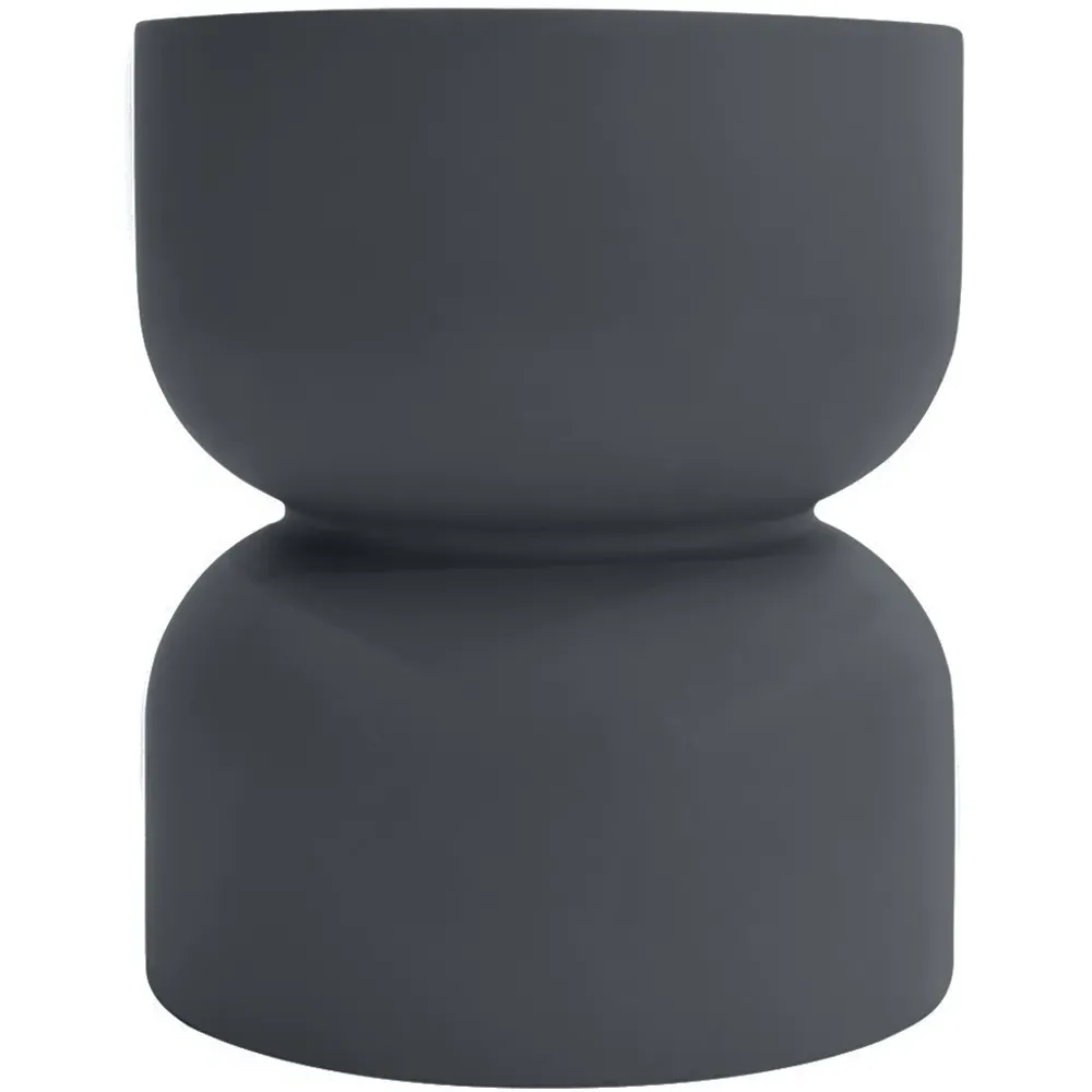 Chronos Hourglass Side Table - Black, GRC