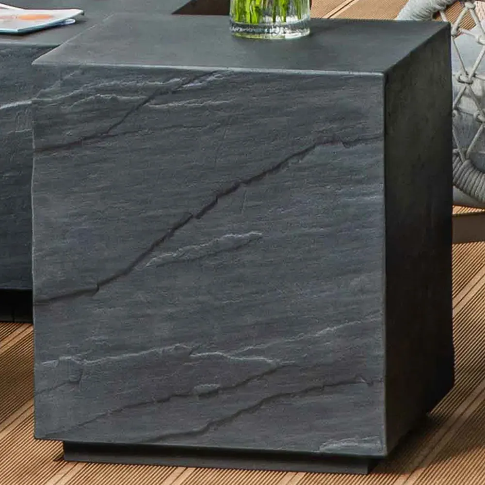 Colorado Side Table - Slate Black, GRC image