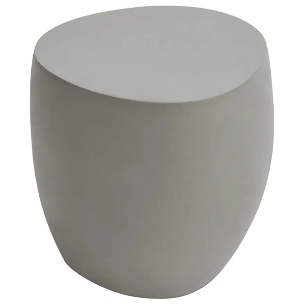 Ikaria Round Side Table - Space Grey, GRC