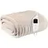 Electric Heated Throw Blanket - Cream, Micro Fleece